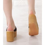 ウェッジソールミュールサンダル ウェッジソールサンダル 厚底サンダル | レースレディース  | 詳細画像6 