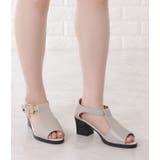 レザー調コンフォートストラップサンダル レディース オープントゥ | レースレディース | 詳細画像13