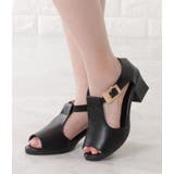 レザー調コンフォートストラップサンダル レディース オープントゥ | レースレディース | 詳細画像4