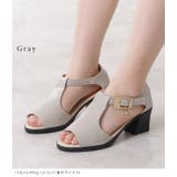 レザー調コンフォートストラップサンダル レディース オープントゥ | レースレディース | 詳細画像9