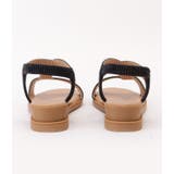 メタリックカラーウエーブコンフォートサンダル レディース オープントゥ | レースレディース  | 詳細画像17 