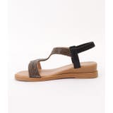 メタリックカラーウエーブコンフォートサンダル レディース オープントゥ | レースレディース  | 詳細画像19 