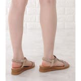 メタリックカラーウエーブコンフォートサンダル レディース オープントゥ | レースレディース  | 詳細画像9 