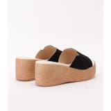 スエード調スリット厚底サンダル レディース ウエッジソール | レースレディース  | 詳細画像18 