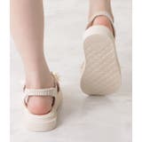 花モチーフ付き編みストラップサンダル 女性 レディース | レースレディース  | 詳細画像12 