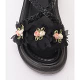 花モチーフ付き編みストラップサンダル 女性 レディース | レースレディース  | 詳細画像19 