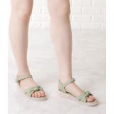 レザー調結びストラップサンダル 女性 レディース | レースレディース  | 詳細画像12 