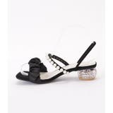 サテン×パール2WAYストラップサンダル 女性 レディース | レースレディース  | 詳細画像18 