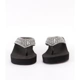 ビジュー付き厚底ヒールトングサンダル 女性 レディース | レースレディース  | 詳細画像15 