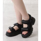 ダブルソール厚底ストラップサンダル 女性 レディース | レースレディース  | 詳細画像4 