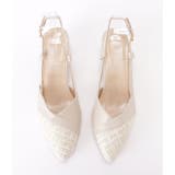 ツイード切替バックストラップパンプス 女性 レディース | レースレディース  | 詳細画像15 