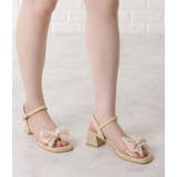 パールリボンバックストラップパンプス 女性 レディース | レースレディース  | 詳細画像13 