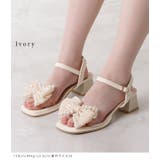 パールリボンバックストラップパンプス 女性 レディース | レースレディース  | 詳細画像3 