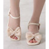 パールリボンバックストラップパンプス 女性 レディース | レースレディース  | 詳細画像8 