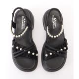 ナローストラップパールシュシュサンダル 女性 レディースコンフォート | レースレディース  | 詳細画像16 