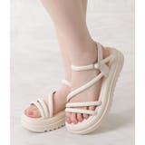 チューブストラップコンフォートフラットサンダル 女性 レディース | レースレディース  | 詳細画像10 