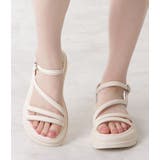 チューブストラップコンフォートフラットサンダル 女性 レディース | レースレディース  | 詳細画像14 