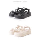 チューブストラップコンフォートフラットサンダル 女性 レディース | レースレディース  | 詳細画像2 