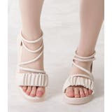 レザー調ナローストラップコンフォートサンダル 女性 レディース | レースレディース | 詳細画像8