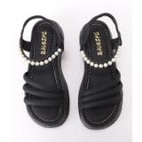 パール付き三連ストラップコンフォートサンダル 女性 レディース | レースレディース  | 詳細画像16 