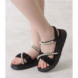 クロスパールシュシュベルトコンフォートサンダル 女性 レディース | レースレディース  | 詳細画像4 