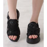 ナローストラップ付き厚底スニーカーサンダル 女性 レディース | レースレディース  | 詳細画像14 