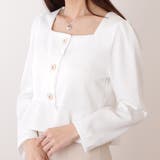 スクエアネック ペプラム フリル | レースレディース  | 詳細画像1 