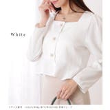 スクエアネック ペプラム フリル | レースレディース  | 詳細画像10 