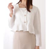 スクエアネック ペプラム フリル | レースレディース  | 詳細画像11 