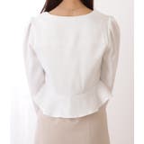 スクエアネック ペプラム フリル | レースレディース  | 詳細画像16 