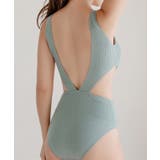 シンプル無地 バックデザイン ワンピース水着 | レースレディース | 詳細画像11