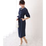 クルーネック リボン付き 5分袖 | レースレディース | 詳細画像9