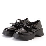 ラウンドトゥ リボン付き ボリューム | レースレディース | 詳細画像1