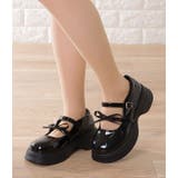 ラウンドトゥ リボン付き ボリューム | レースレディース | 詳細画像3