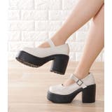 フェイクレザー 厚底 ラウンド | レースレディース  | 詳細画像11 