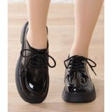 レザー調 レースアップ 厚底 | レースレディース  | 詳細画像8 