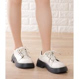 フェイクレザー 厚底 レースアップ | レースレディース  | 詳細画像13 