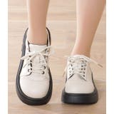 フェイクレザー 厚底 レースアップ | レースレディース  | 詳細画像14 