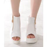 オープントゥ シースルー ブーツ | レースレディース | 詳細画像13