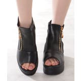 オープントゥ シースルー ブーツ | レースレディース | 詳細画像7