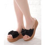 ウエッジソール 厚底 リボン | レースレディース  | 詳細画像4 