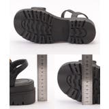 ギャザーベルト 厚底 サンダル | レースレディース  | 詳細画像20 