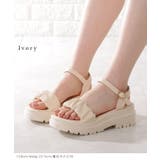 ギャザーベルト 厚底 サンダル | レースレディース  | 詳細画像9 