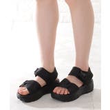 厚底 スポーツサンダル ダブルベルト | レースレディース  | 詳細画像3 