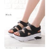 メタルアクセント 厚底 スポーツサンダル | レースレディース  | 詳細画像3 