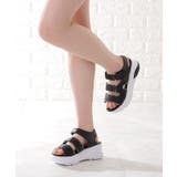 メタルアクセント 厚底 スポーツサンダル | レースレディース  | 詳細画像4 