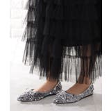 リボン付き シャイニー スパンコール | レースレディース  | 詳細画像10 