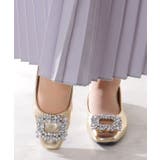 ビジュー バックル付き メタリック | レースレディース  | 詳細画像14 