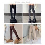 【3足セット】リブ ルーズ ニーハイ | レースレディース | 詳細画像2