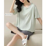 クルーネック 半袖 カップ付き | レースレディース | 詳細画像4